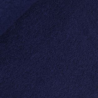 Boucle - Doubleface - uni - navyblau