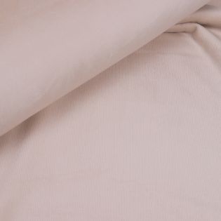 Plüsch - Doubleface - Teddy-Cord - beige