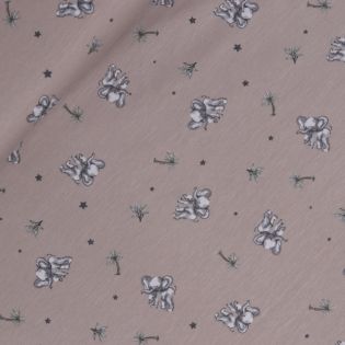 Baumwolljersey - kleine Elefanten