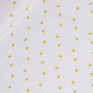 Baumwolljersey - kleine Zitronen