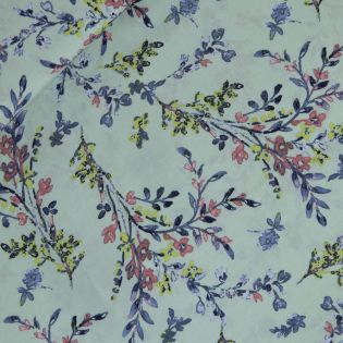 Viskose - bunte Blütenstränge