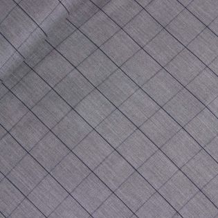 Viskose - Karo - grau