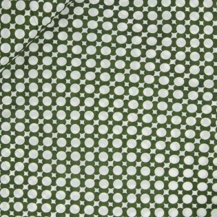 Viskose - Mond und Sterne - oliv