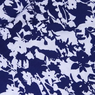 Viskosestretch - abstrakte Blumen