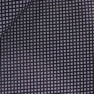 Jacquard Jersey - silber-schwarz