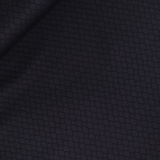 Baumwollstretch - karo - schwarz