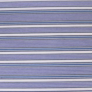 Baumwolle - beschichtet - blaue Streifen