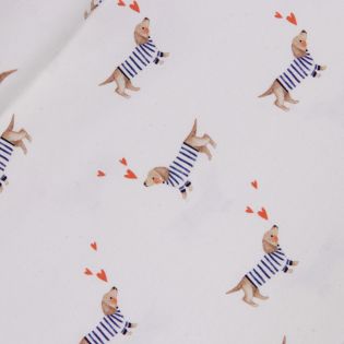 Baumwolljersey - Hundeliebe