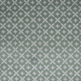 Baumwolle - beschichtet - Mosaik - mint - Digitaldruck