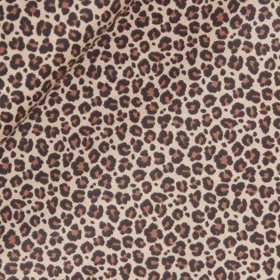 Baumwolle - Leo - braun