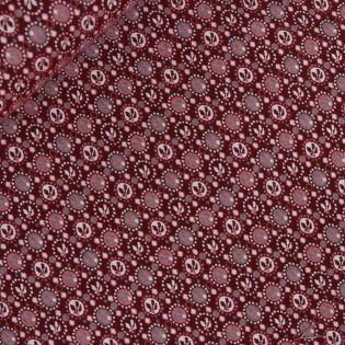 Baumwolle - Jacquard - Blumenpunkte - Doubleface