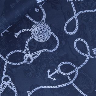 Baumwolle - Stretch - maritim