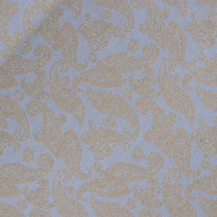 Glitzer Strick - blau