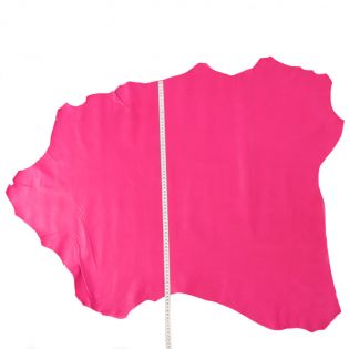 Echtleder - Lederstück -  pink - ca. 6,6 Quadratfuß