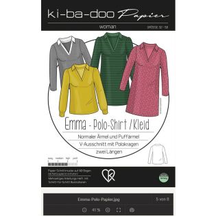 Schnittmuster - ki - ba - doo - Emma - Polo-Shirt/Kleid - Woman
