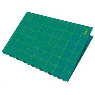 Schneidematte - faltbar - 43x60 cm - grün