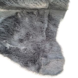 Kuschelfell - 60x90 cm - dunkelgrau