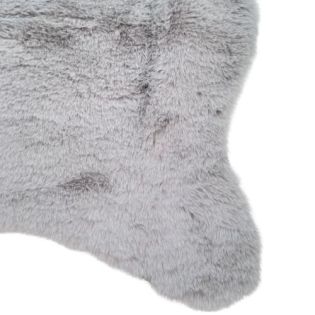 Kuschelfell - 60x90 cm - hellgrau