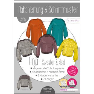 Schnittmuster - ki - ba - doo - Finja - Sweater und Kleid - Woman