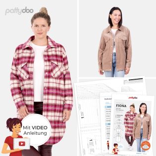 Schnittmuster - pattydoo - FIONA - Damen Hemdjacke