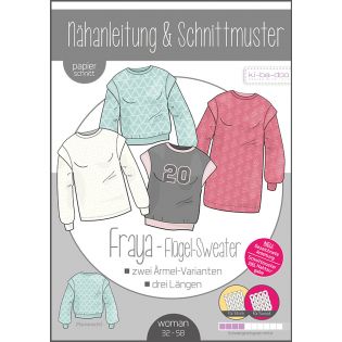 Schnittmuster - ki - ba - doo - Fraya - Flügel - Sweater - Woman