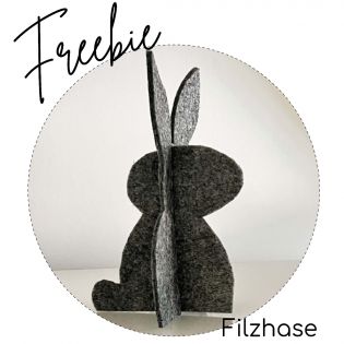 Freebie - Filz - Steckhase