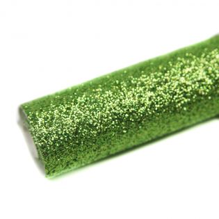 Deko - Glitzerstoff - Zuschnitt - 68 x 45 cm - limette