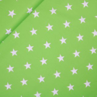 Baumwolle - Big Stars - apfelgrün