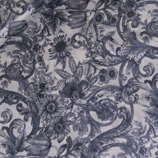 Seidenstretch - zartes Paisley