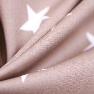Baumwolle - Big Stars - nougat