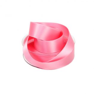 Satinband - Doubleface - 25 mm - rosa