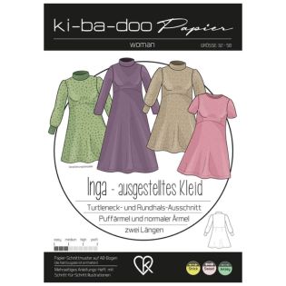 Schnittmuster - ki - ba - doo - Inga - ausgestelltes Kleid 