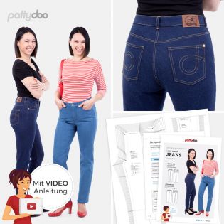 Schnittmuster - pattydoo - Jeans #1 & Jeans# 2 - High Waist Damenjeans