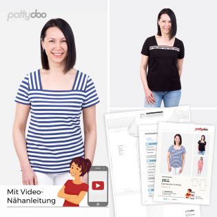 Schnittmuster - pattydoo - Jill - Damenshirt & Kleid 