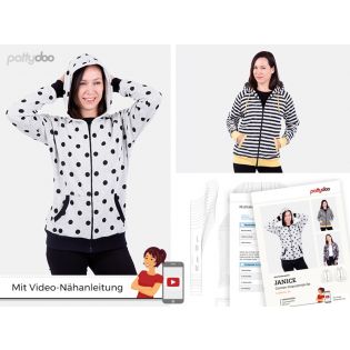 Schnittmuster - pattydoo - Janice - Damen Kapuzenjacke