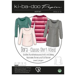 Schnittmuster - ki - ba - doo - Dora - Classic-Shirt/Kleid - Woman
