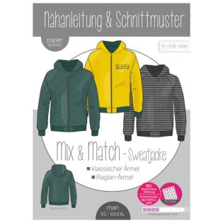 Schnittmuster - ki - ba - doo - Mix & Match - Sweatjacke - Man