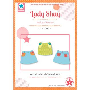 Schnittmuster - Farbenmix - Lady Shay - Damenrock aus Webware