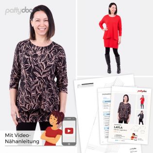 Schnittmuster - pattydoo - Layla - Damen Lagenshirt