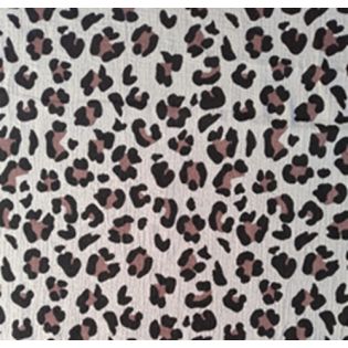 Baumwoll - Musselin - Leo - beige