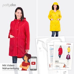 Schnittmuster - pattydoo - Lola - Damenparka & Regenmantel