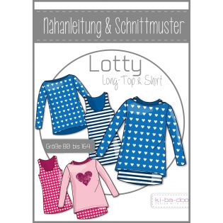 Schnittmuster - ki - ba - doo - Lotty - Long Top und Shirt - Girls