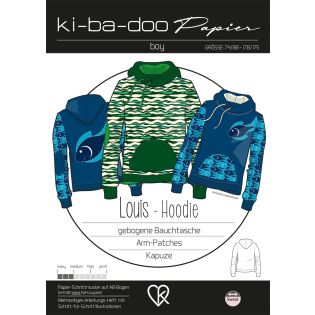 Schnittmuster - ki - ba - doo - Louis - Hoodie - Boys