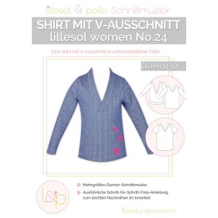 Schnittmuster - Lillesol & Pelle - Lillesol Women No. 24 - Shirt mit V-Ausschnitt