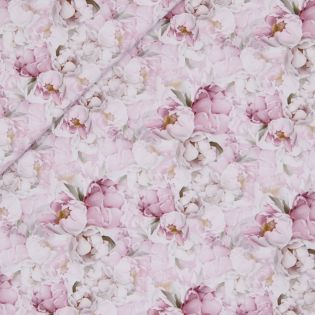 Softshell - Romantische Blumen - pastell rosa