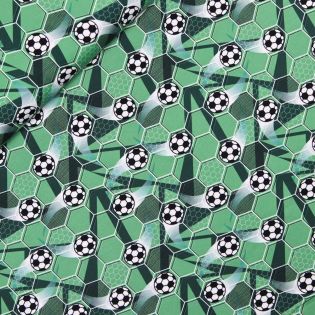 Baumwolljersey - Fußball - grün