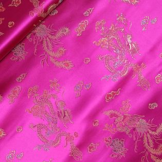Brokat - Drachen - pink