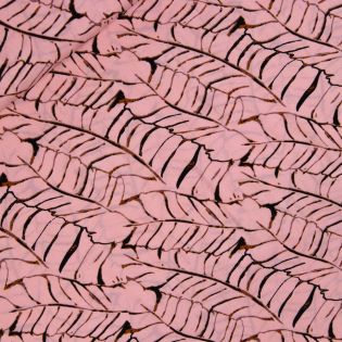 Viskose - Mangoblätter - rosa