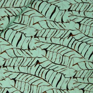 Viskose - Mangoblätter  - mint