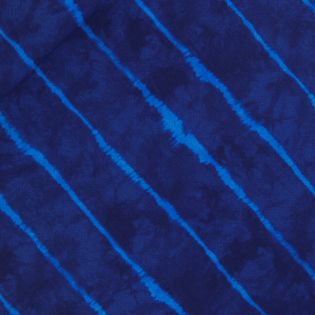 Viskose - Streifen - blau